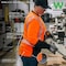 Ergodyne Hi-Vis Shirt, 2XL, Orange, Long Sleeve 22346 - alternate 4