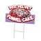 Signmission Red Velvet Funnel Cake Die Cut Yard & Stake plastic coroplast window, 1824-Red Velvet Funnel C-DC-1824-DS-Red Velvet Funnel Cake19 - alternate 1