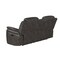 Homeroots 74" Gray Faux Leather Manual Reclining Loveseat With Storage 561568 - alternate 7