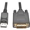 Tripp Lite 3FT DIPSPLAY PORT TO DVI ADAPTER ACTIVE CONVERTER CABLE WITH LATCHES DPORT 1.2 M P581-003-V2 - alternate 2