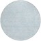 Homeroots 8' Sky Blue And Ivory Round Floral Washable Indoor Outdoor Area Rug 594661 - alternate 6