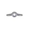 Auveco Wing Nut M6-1.0 Zinc, 25PK 17010 - alternate 2