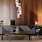 Z-Lite Fontaine 5 Light Chandelier, Matte Black, 14.5 In W x 15 In H 7002P5-5R-MB - alternate 3
