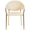 Leisuremod Bella Collection Modern Dining Chair in Off White, 4PK BC21OW4 - alternate 4