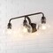 Jonathan Y Sandrine 26.25" 3-Light Iron/Seeded Glass Cottage Rustic LED Vanity Light, Oil Rubbed Bronze JYL7528A - alternate 9