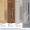 Amerock Mergence 12-5/8 inch 320mm Center-to-Center Matte Black/Golden Champagne Cabinet Pull BP36983FBBBZ - alternate 3