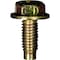 Auveco License Plate Screw M6-1.0 x 16mm. Zinc & Yellow, 50PK 25208 - alternate 1