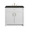 James Martin Vanities Bellshire 36" Single Vanity, Bright White w/ 3 CM Phantome Eclos Top 660-V36-BW-3PHT - alternate 1