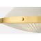 Hudson Valley Lighting Highclere 17.75 in. Pendant in Aged Brass/Off-White by Mark D. Sikes MDS2405-AGB/OW - alternate 2