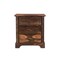 Homeroots 27" Dark Brown Solid Wood Three Drawer Nightstand 521188 - alternate 4