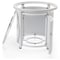 Leisuremod Walbrooke White Patio Round Tank Holder, White WH24W - alternate 3