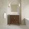James Martin Vanities Myrrin 30" Single Vanity, Mid-Century Walnut w/ 3 CM Siberian Silestone Top 485-V30-WLT-3SFR - alternate 2