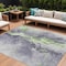 Homeroots 10' X 14' Lavender And Lime Green Abstract Washable Indoor Outdoor Area Rug 618519 - alternate 1
