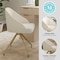 Martha Stewart Sora Upholstered Stationary Office Chair in Off White/Polished Brass CH-222119-CR-GLD-MS - alternate 4