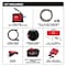 Milwaukee Tool M18 FUEL Sectional Machine Kit with 7/8 in. Cable 2818A-21 - alternate 4