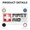 Signmission First Aid, 24 Inch x 72 Inch, Vinyl Banner B-72-30631 - alternate 3
