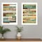 Homeroots Set Of Two Today is a New Day Faux Wood Slat White Framed Print Wall Art, 2PK 405742 - alternate 2