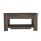 Homeroots 40in Dark Brown Wood Storage Bench With Flip Top 477604 - alternate 1