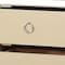 Homeroots 15" X 22" X 23" Champagne Wood Mirror Veneer Nightstand 347149 - alternate 2