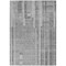 Homeroots 3' X 5' Gray And Silver Striped Washable Indoor Outdoor Area Rug 602785 - alternate 5