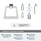 Amerock Blackrock Brushed Nickel Contemporary 6-13/16 in 173 mm Length Towel Ring BH36002G10 - alternate 3