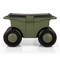 Pure Garden Rolling Garden Cart w/ Seat Plastic Storage w/ Bench & Interior Tool Tray Gardening Stool 50-LG1502 - alternate 4