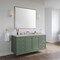 James Martin Vanities Chicago 60" Sgl Vanity, Smokey Celadon, w/ 3 CM Siberian Silestone Top w/FreePower Wireless Charger 503-V60S-SC-FSFR - alternate 4