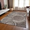 Homeroots 10' X 14' Chocolate And Beige Faux Bois Washable Indoor Outdoor Area Rug 613138 - alternate 5