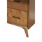 Homeroots 38" Brown Solid Wood Four Drawer Chest 524141 - alternate 6