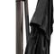 Homeroots 13ft Black Polyester Rectangular Tilt Cantilever Patio Umbrella With Stand 485638 - alternate 3