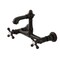 Kingston Brass Double-Handle Wall Mount Bathroom Faucet, Oil Rubbed Bronze KS7255AX - alternate 1