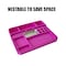 The Original Pink Box 2-Piece Flexible Parts Tray Set, Pink PB2FPT - alternate 3