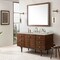 James Martin Vanities Amberly 60" Single Vanity, Mid-Century Walnut, w/ 3 CM Siberian Silestone Top 670-V60S-WLT-3SFR - alternate 4