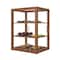 Koolmore 21 In. Artisan Wooden Bakery Display Upright Case 3.5 Cu ft, Dark color KM-BDW-25D - alternate 4