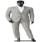 Serenelife 73 in Tall Full-Body Male Mannequin With Adjustable Head, Flexible Limbs And Detachable Design SLMAQMLBLK - alternate 1