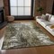 Homeroots 3' X 5' Taupe Brown And Gray Abstract Washable Indoor Outdoor Area Rug 582932 - alternate 5