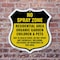 Signmission No Spray Shield Sign No Spray Zone Resid, 6 Inch X 6 Inch, Plastic Sign SHI-P-6-405 - alternate 2
