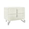Global Furniture Usa Contemporary Lyra Beige Nightstand With Usb LYRA-BEIGE-NS W/ USB - alternate 2