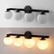 Jonathan Y Modernist Globe 34" 4-Light Metal/Frosted Glass Modern Contemporary LED Vanity, Black JYL3543B - alternate 5
