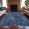 Homeroots 8' X 10' Blue And Ivory Abstract Washable Indoor Outdoor Area Rug 631164 - alternate 3