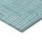 Homeroots 8' Turquoise And Ivory Round Geometric Washable Indoor Outdoor Area Rug 600866 - alternate 2