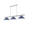 Z-Lite Vanguard Brushed Nickel 3 Light Billiard 3050-3BN-MNB - alternate 3