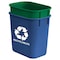 Acrimet Wastebasket Bin for Recycling, 3.25 Gallon/13 Quart/12 Liter (Plastic), 4PK 578.3 - alternate 5