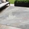 Homeroots 5' X 8' Ivory And Gray Abstract Washable Indoor Outdoor Area Rug 611229 - alternate 1