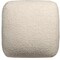 Homeroots 18" Beige Polyester Cube Outdoor Pouf Ottoman 551570 - alternate 4