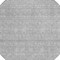 Homeroots 8' Gray Silver And Ivory Round Floral Washable Indoor Outdoor Area Rug 582346 - alternate 4