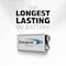Energizer Energizer Ultimate Lithium 9V Batteries, 2 Pack - For Multipurpose - 9V - 9 V DC - 2-/ Pack L522BP2 - alternate 6