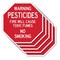 Signmission Warning Pesticides Fire Will Cause, 10 inch X 10 inch, Aluminum Metal Signs, 5PK OC-A-5Pack-10-341 - alternate 1