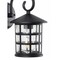 Jonathan Y Cadiz 6" 1-Light Iron/Seeded Glass Cottage Rustic Scrolled Lantern LED Outdoor Sconce, Black, 2PK JYL7609A-SET2 - alternate 4