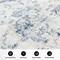 World Rug Gallery Traditional Vintage Distressed Washable Non Slip Runner Rug 2 ft x 8 ft Blue WR77BLUE2X8 - alternate 4